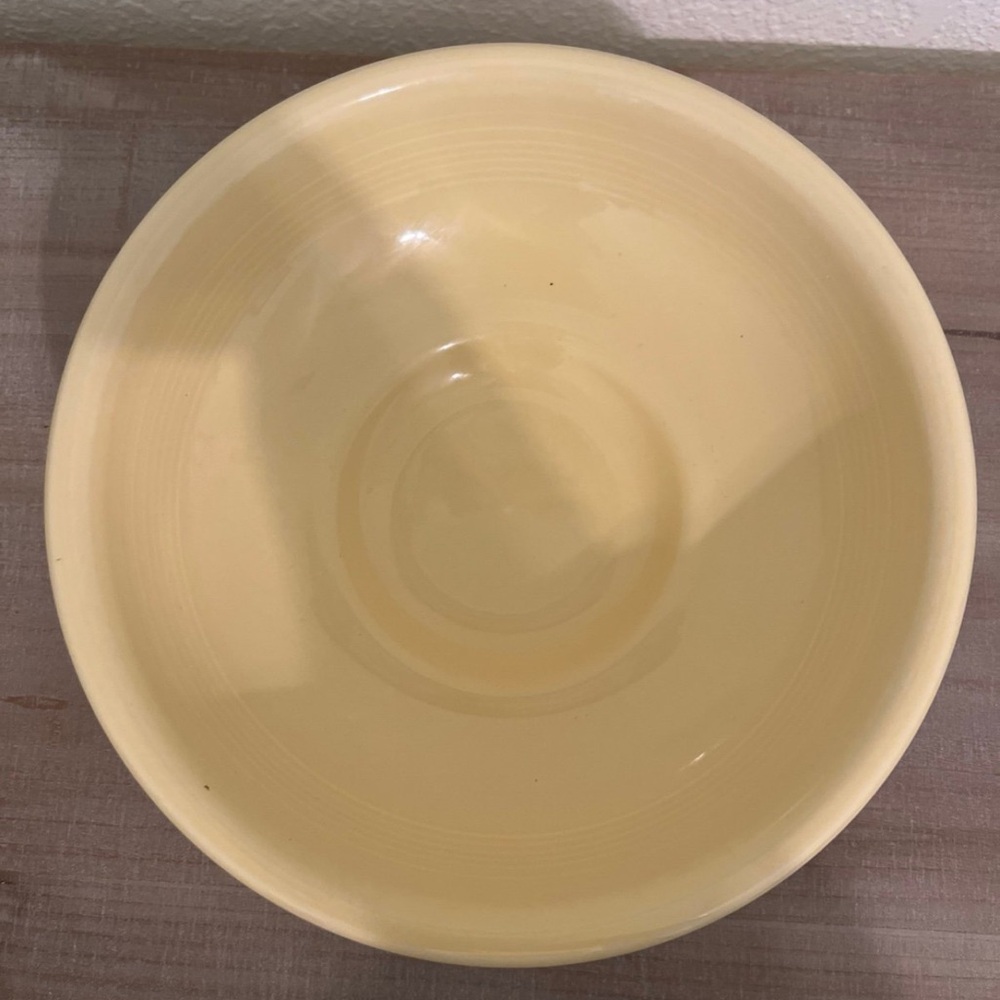 Yellow Ceramic Mixing Bowl